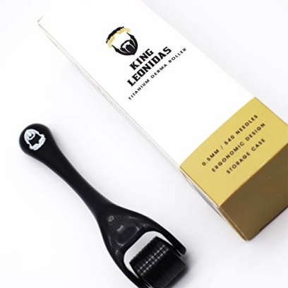 King Leonidas Beard Derma Roller For Men Mm Titanium Micro