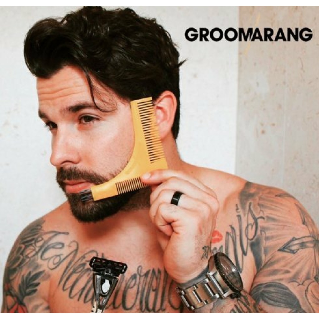 New Groomarang Beard Styling And Shaping Template Comb Tool Perfect ...